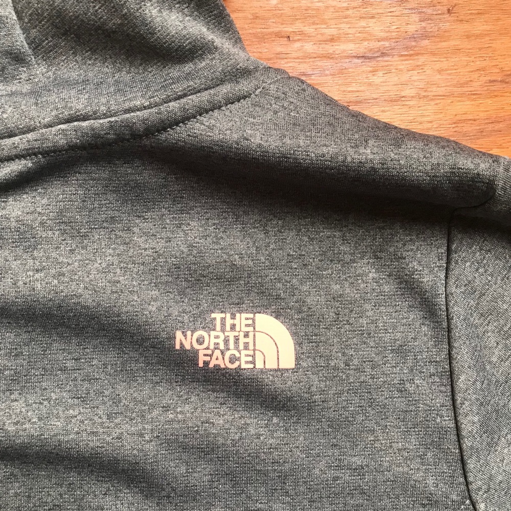 North Face Gray Pink Hoodie, EUC, M - Picture 12 of 13